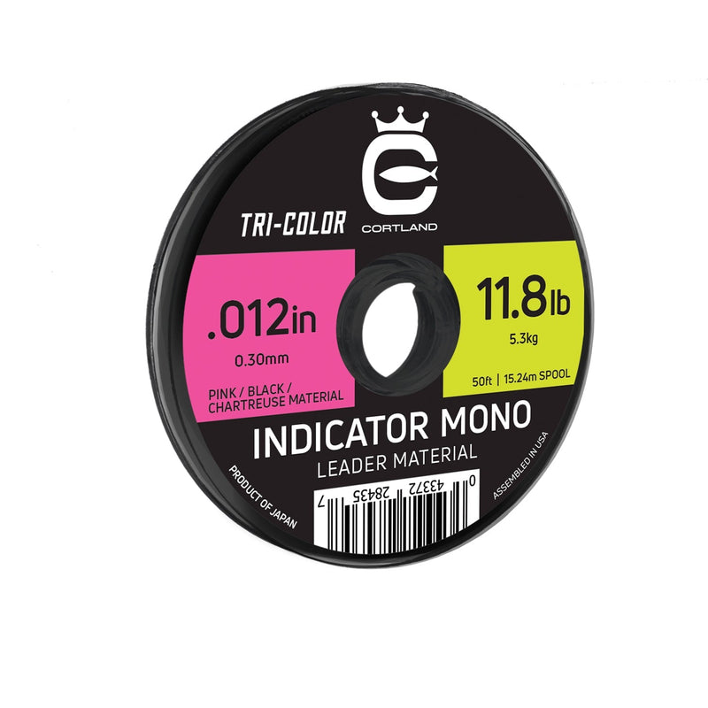CORTLAND INDICATOR MONO LEADER MATERIAL CHARTREUESE