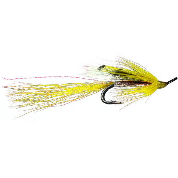 SALMON DOUBLE FLY ALLYS SHRIMP YELLOW