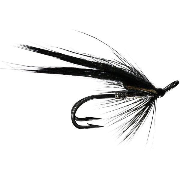 SALMON DOUBLE FLY SILVER STOATS TAIL FRIGGI