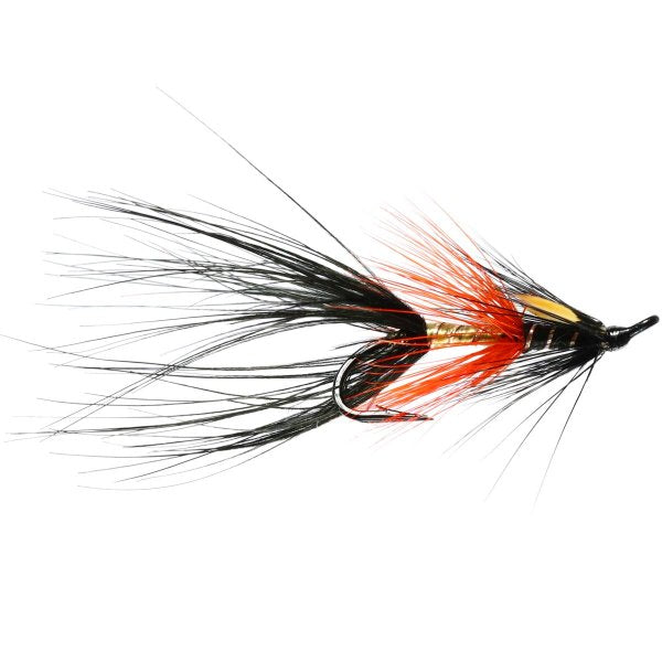 SALMON DOUBLE FLY BLACK SHRIMP