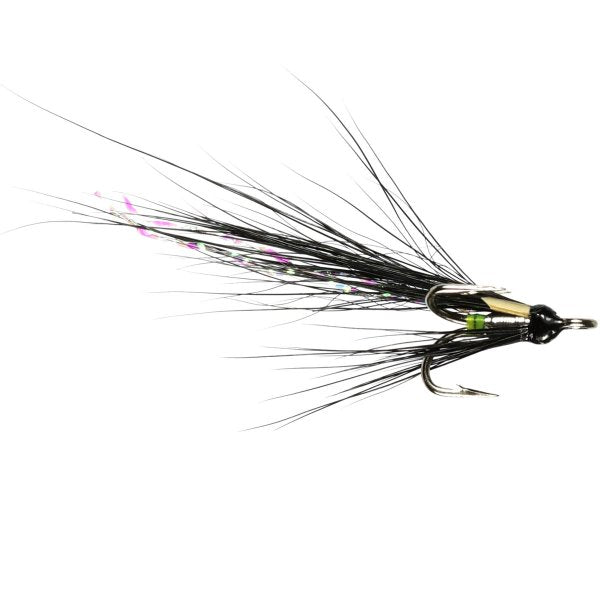 SALMON TREBLE FLY MICRO SILVER STOAT
