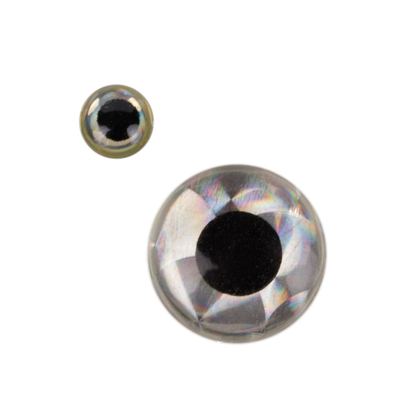 EYES RAISED SILVER/BLACK 3D