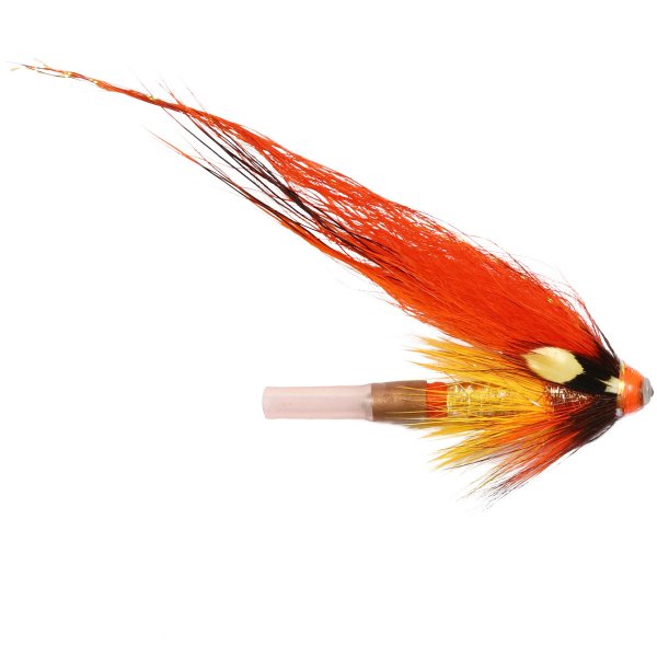 SALMON TUBES - COPPER FLY ORANGE FLAMETHROWER