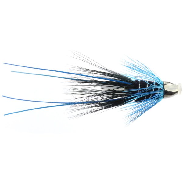 SALMON TUBES - PLASTIC FLY SNELDA BLUE