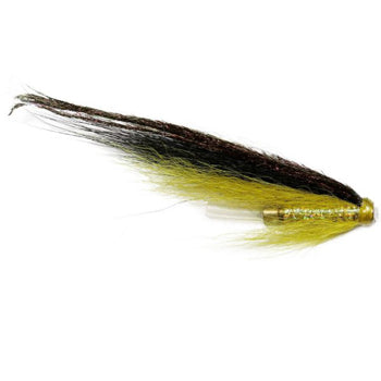 SALMON TUBES - COPPER FLY BLACK & YELLOW BRASS LOOP