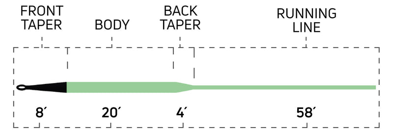 CORTLAND 444 SINK TIP TYPE 6 / FLOATING FLY LINE
