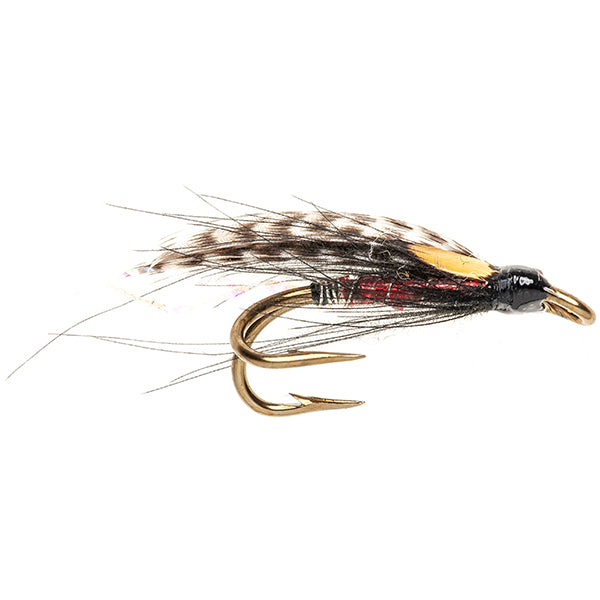 SEA TROUT WEE DOUBLE FLY BLACK BRAHAN