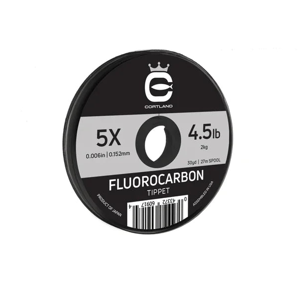 CORTLAND FLUOROCARBON TIPPET - FRESHWATER TIPPET 30YD