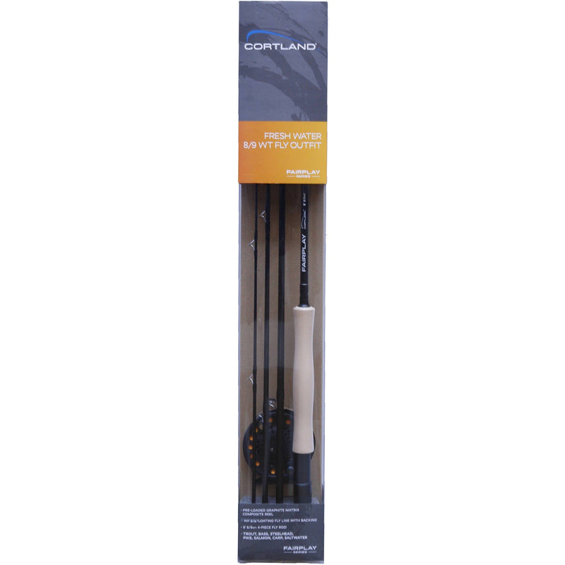 CORTLAND FAIRPLAY PRO PRE-LOADED ROD OUTFIT 8FT 8/9WT