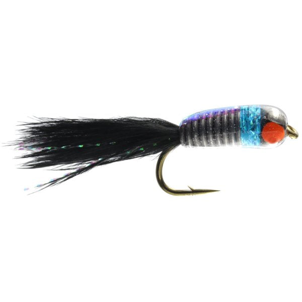 TUNGSTEN NYMPH FLY TITANIC BLACK BUG