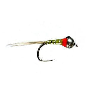 PERDIGON NYMPH BARBLESS FLY LIGHT OLIVE