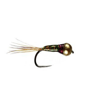 PERDIGON NYMPH BARBLESS FLY OLIVE GLINT