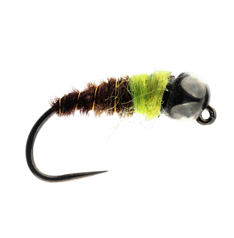 TUNGSTEN NYMPH FLY GREEN BOMB
