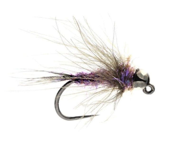 TUNGSTEN NYMPH FLY DURRACELL CDC JIG BARBLESS