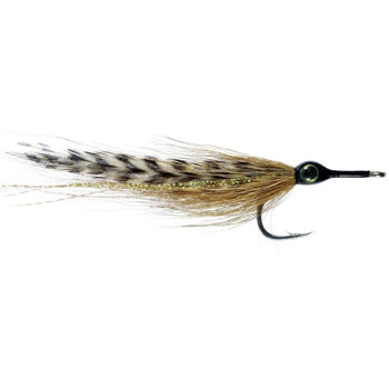 PREMIUM SALTWATER FLY BLACK GRIZZLY TARPON