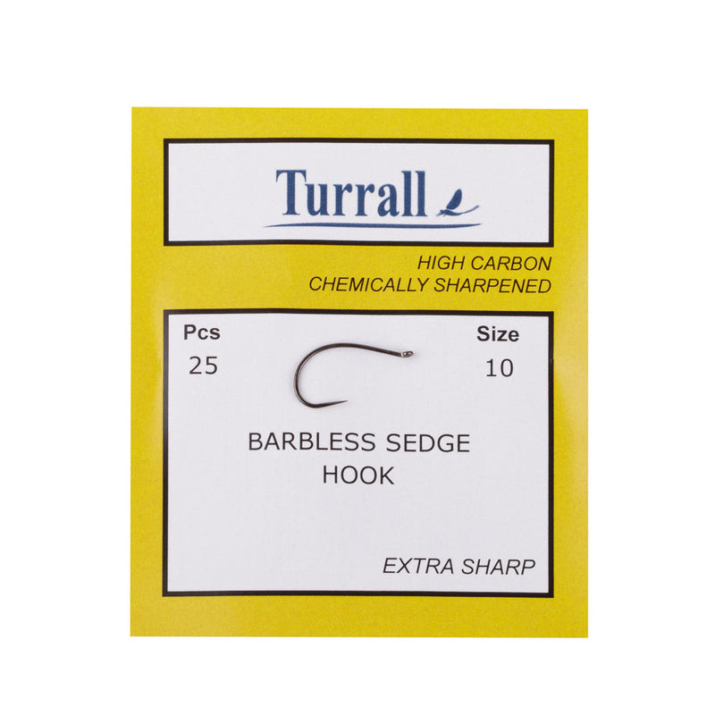 BARBLESS SEDGE FLY FISHING HOOK