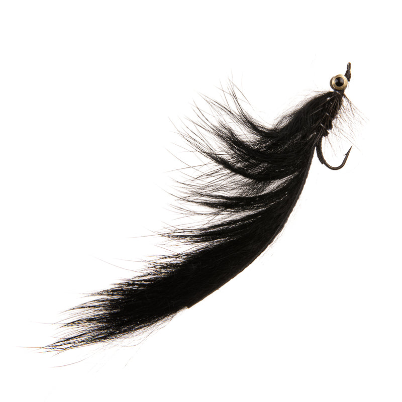 PREMIUM PIKE FLY LEACH LEAD EYE BLACK