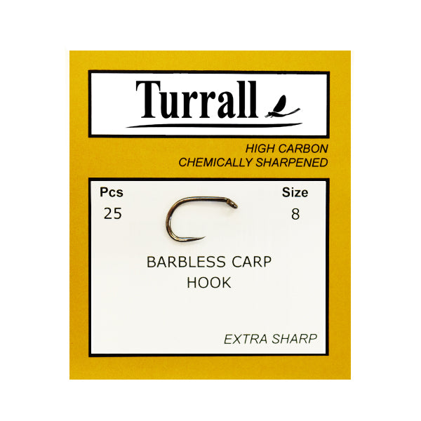 BARBLESS CARP FLY FISHING HOOK