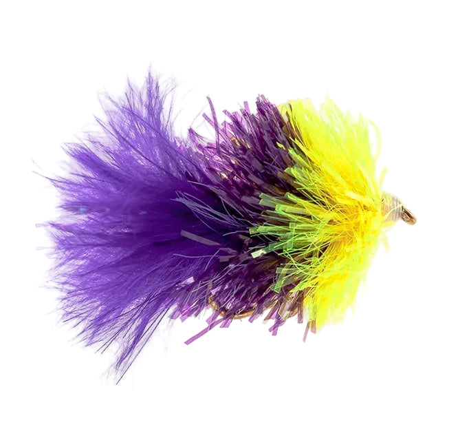 BLOB / BUNG FLY TWO TONE PURPLE & YELLOW BLOB