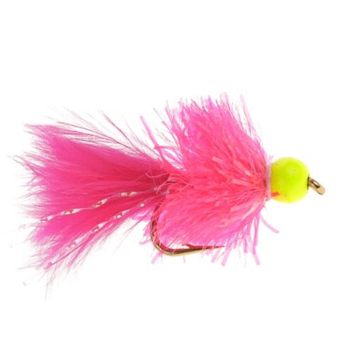 BLOB / BUNG FLY HOT HEAD PINK & YELLOW BLOB