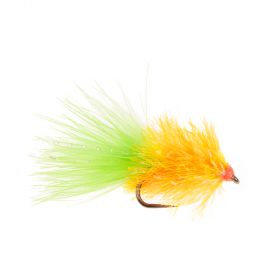 BLOB / BUNG BARBLESS FLY TWO TONE ORANGE & CHART BLOB