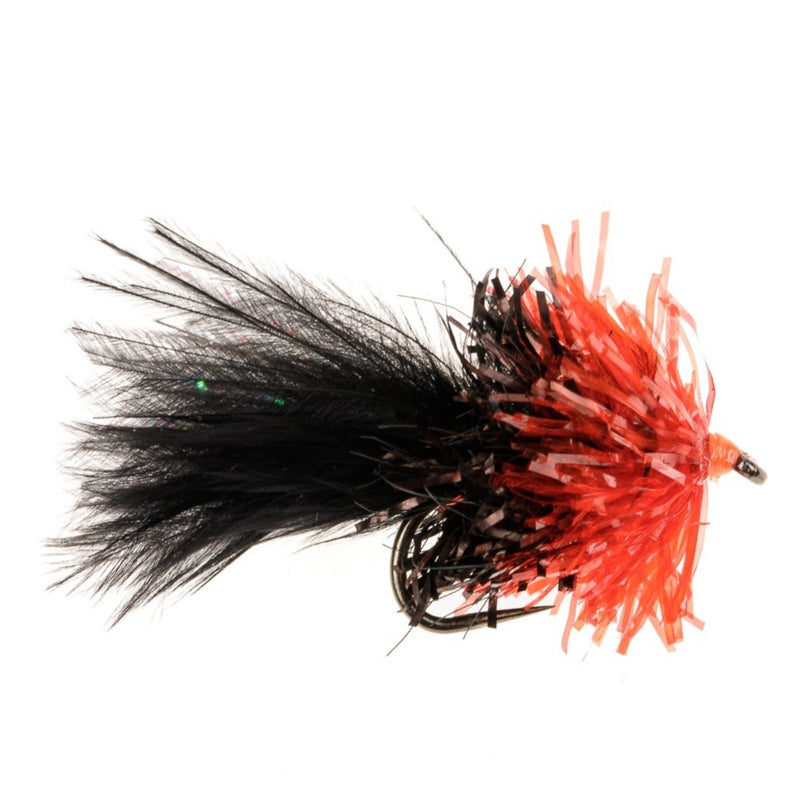 BLOB / BUNG BARBLESS FLY TWO TONE BLACK & RED BLOB