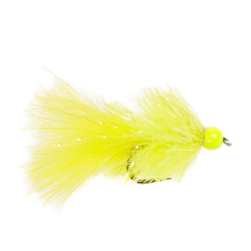 BLOB / BUNG BARBLESS FLY HOT HEAD  HOT YELLOW BLOB