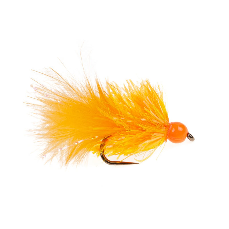 BLOB / BUNG BARBLESS FLY HOT HEAD HOT ORANGE BLOB