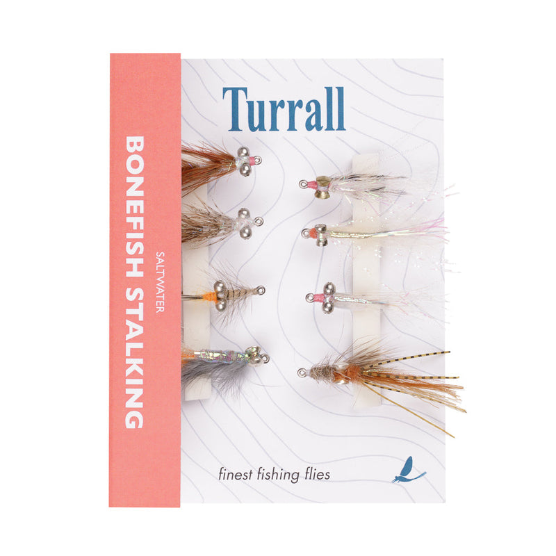 QUICK GRAB SELECTION SALTWATER BONEFISH STALIKING 8 FLIES