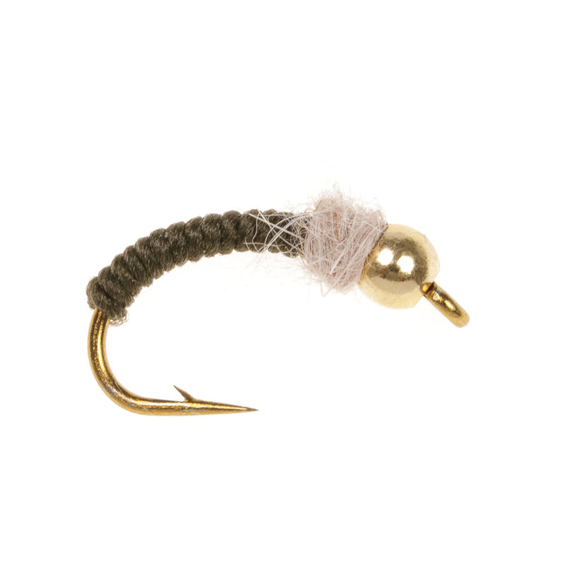 BEADHEAD FLY CADDIS WORM OLIVE
