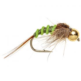 BEADHEAD FLY CZECH MAYFLY BEADHEAD OLIVE