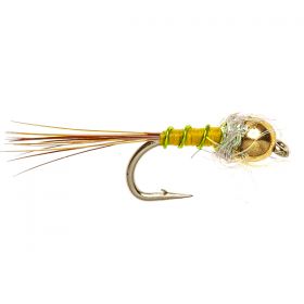 BEADHEAD FLY MICRO BUG BEADHEAD YELLOW