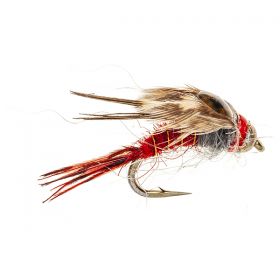 BEADHEAD FLY DOWNEYS RED SHELLBACK