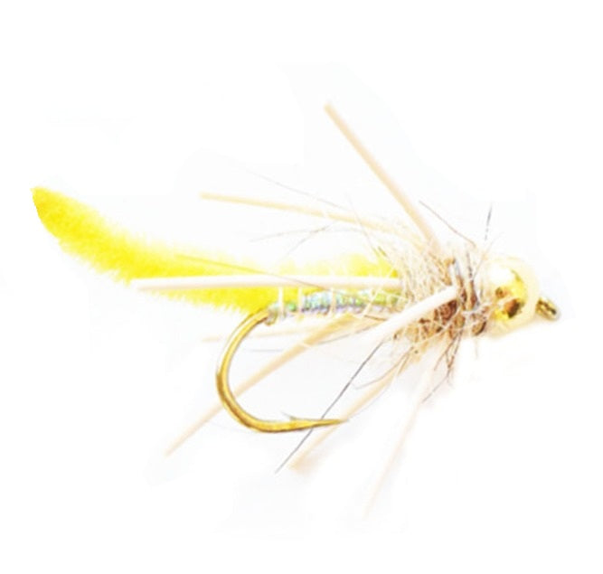 BEADHEAD FLY RUB A DUB BEADHEAD YELLOW