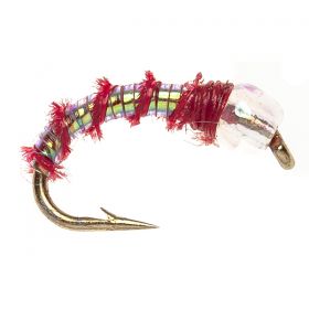 BEADHEAD FLY BEADHEAD BIOT MIDGE PUPA RED