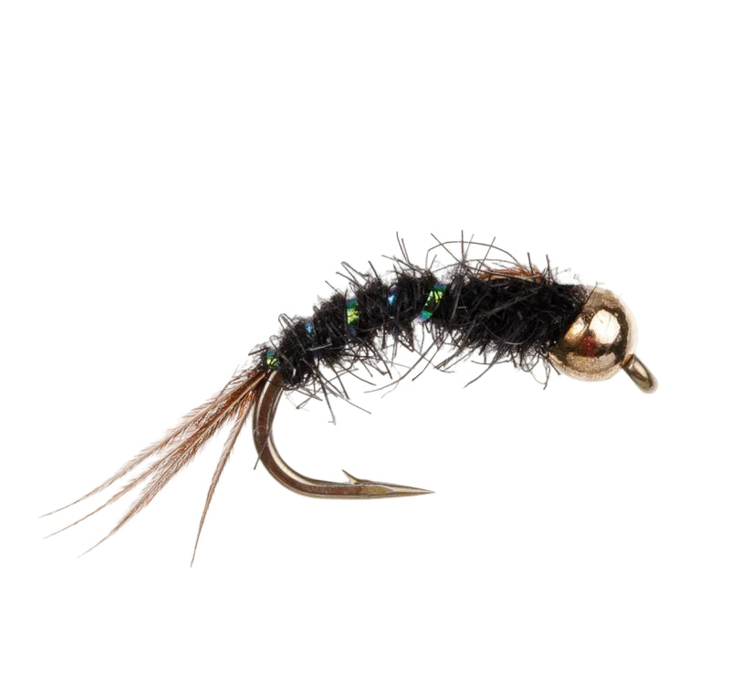 BEADHEAD FLY BLACK GRUB