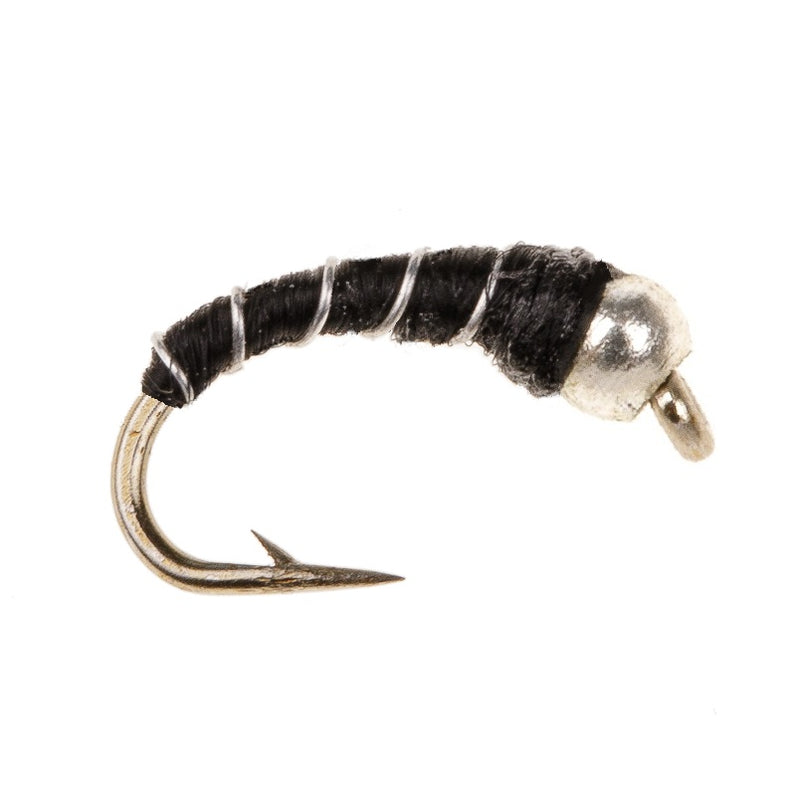 BEADHEAD FLY ZEBRA MIDGE BLACK