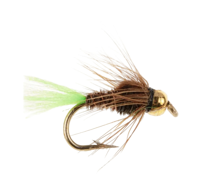 BEADHEAD FLY BEADHEAD PHEASANT TAIL FLU GREEN