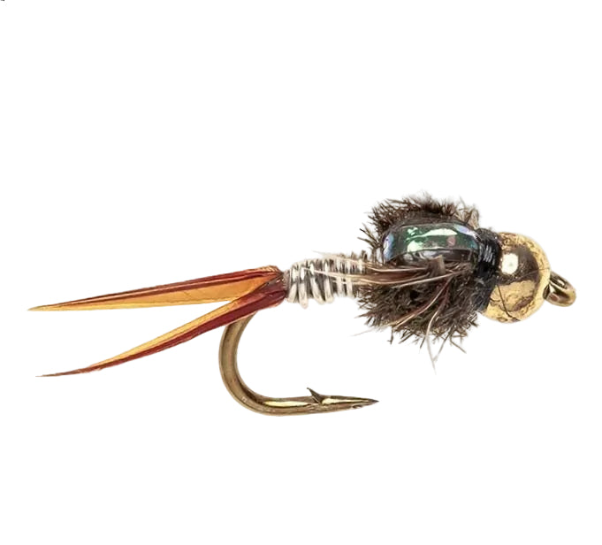 BEADHEAD FLY COPPER JOHN SILVER BH