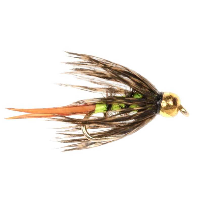 BEADHEAD FLY SMOOTS BLOODY MARY GREEN BH