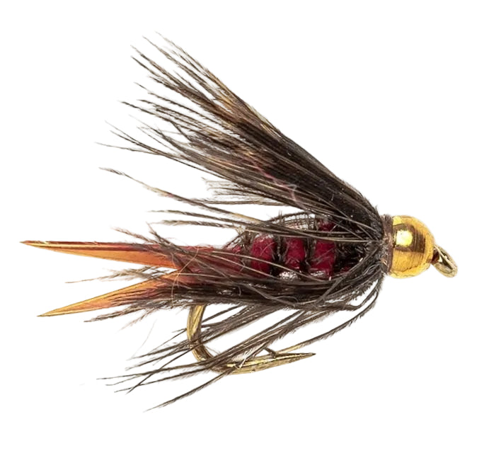 BEADHEAD FLY SMOOTS BLOODY MARY RED BH