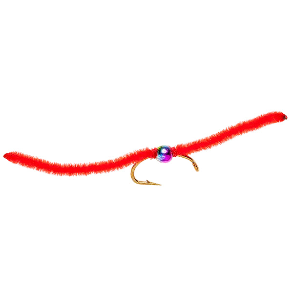 BEADHEAD FLY SAN JUAN WORM RED BH