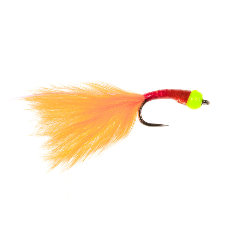 BEADHEAD BARBLESS FLY TROUT TIPPLE ORANGE BL