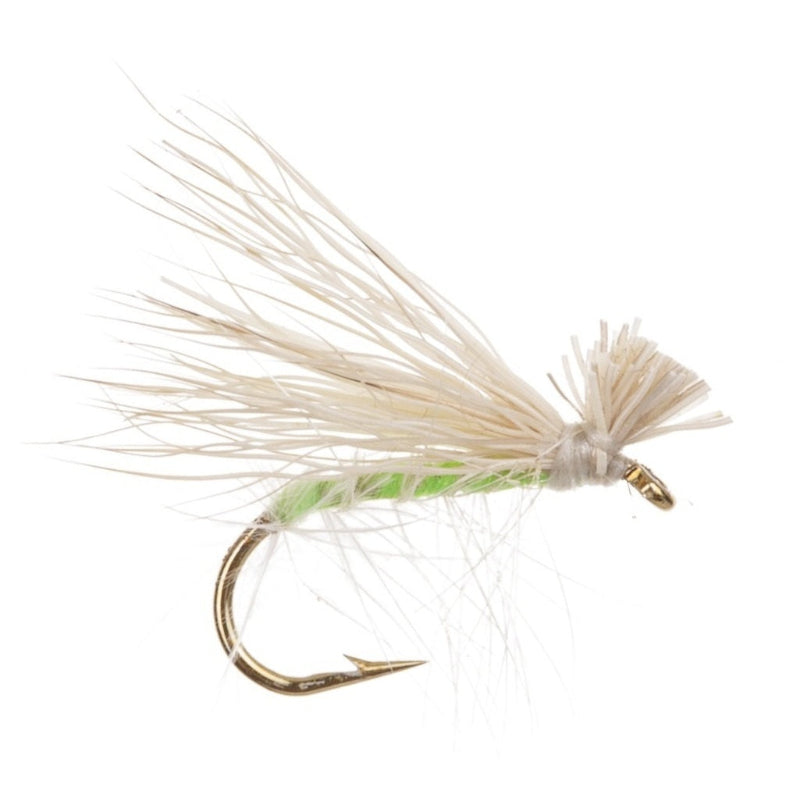 CADDIS/SEDGE FLY ELK HAIR-GREEN/WHITE