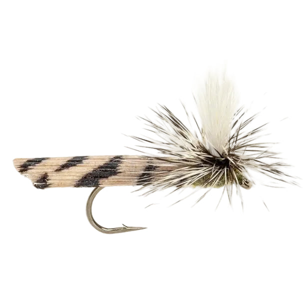 CADDIS/SEDGE FLY OLIVE PARACHUTE ROOFWING SEDGE