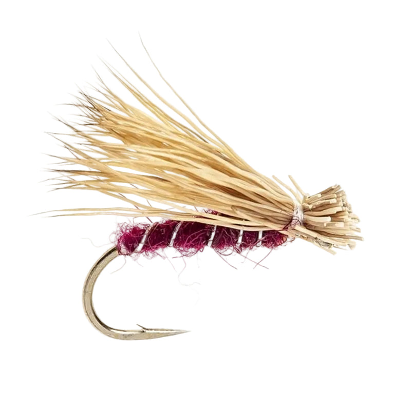 CADDIS/SEDGE FLY CLARET ELK HAIR EMERGER