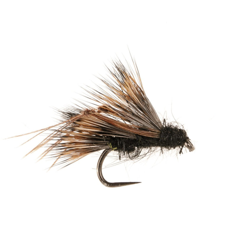 CADDIS/SEDGE BARBLESS FLY SEDGE HOG BLACK