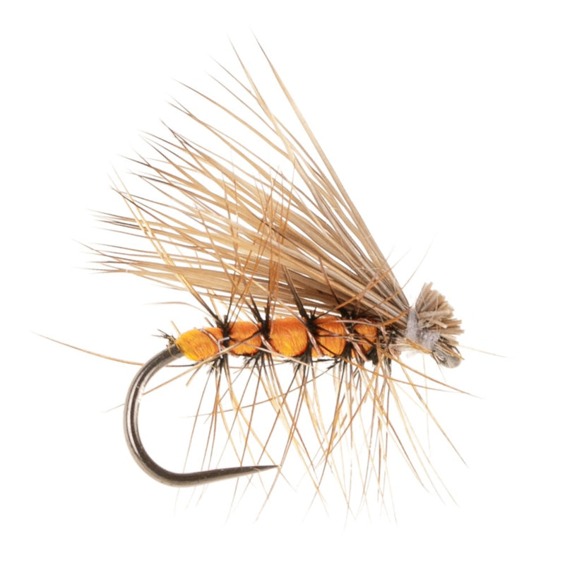 CADDIS/SEDGE BARBLESS FLY ORANGE ELK HAIR