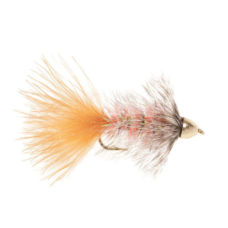 CONE HEAD BUGGER FLY BROWN KRYSTAL