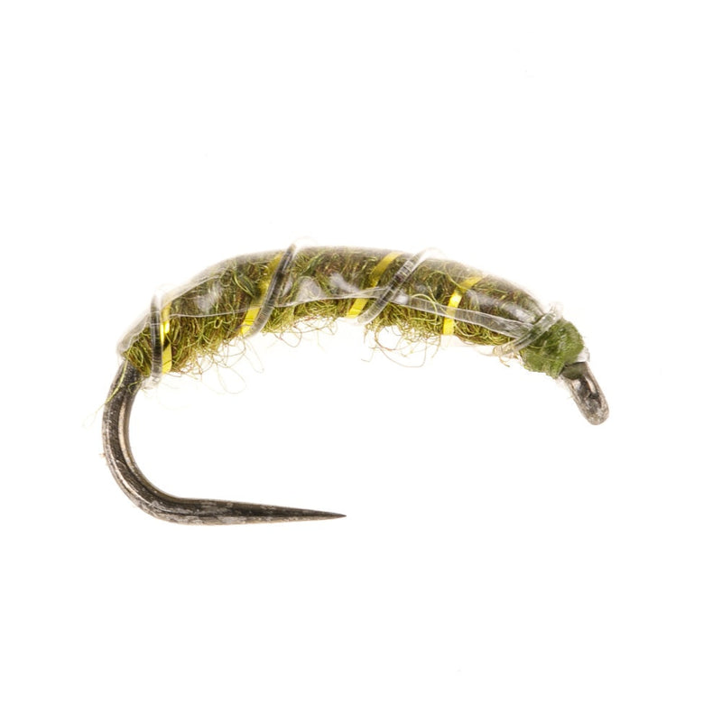 CZECH NYMPH BARBLESS FLY SLIM LINE CZECH NYMPH MEDIUM OLIVE